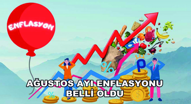 Ağustos Ayı Enflasyonu Belli Oldu