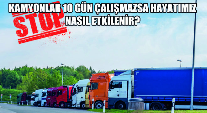 Kamyonlar 10 Gün Çalışmazsa Hayatımız Nasıl Etkilenir?