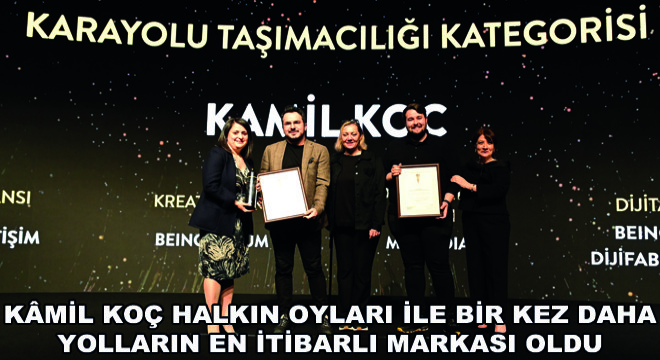 Kamil Koç, The ONE Awards'ta Üst Üste Üçüncü Kez ‘Yılın İtibarlısı' Seçildi