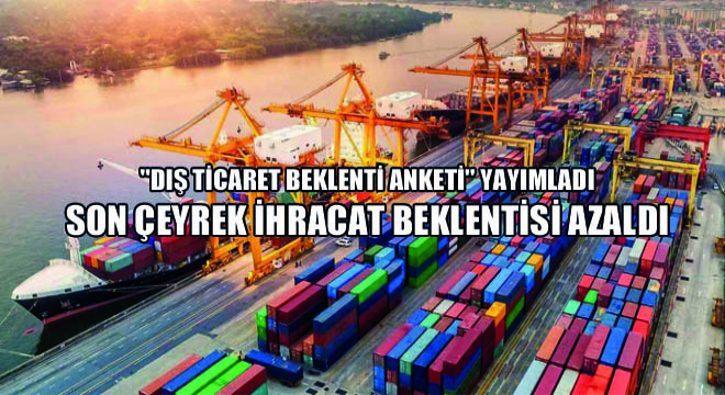 Son Çeyrek İhracat Beklentisi Azaldı