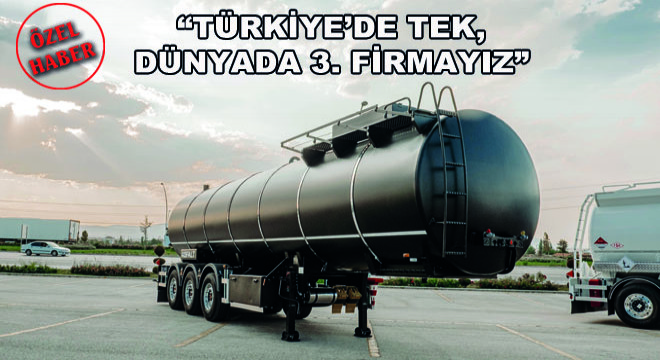 Türkiye'de Tek, Dünyada 3. Firmayız