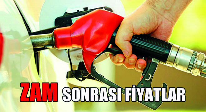 Zam Sonrası Fiyatlar